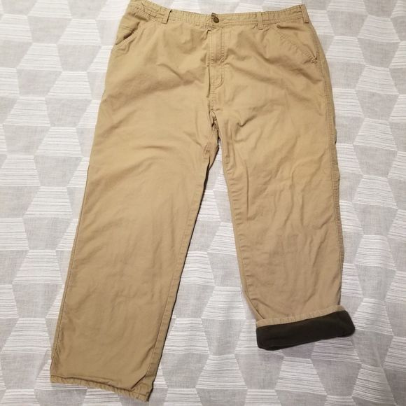 Coleman Fleece Lined Carpenter Work Pant Men's 40 x 30 - Picture 1 of 8